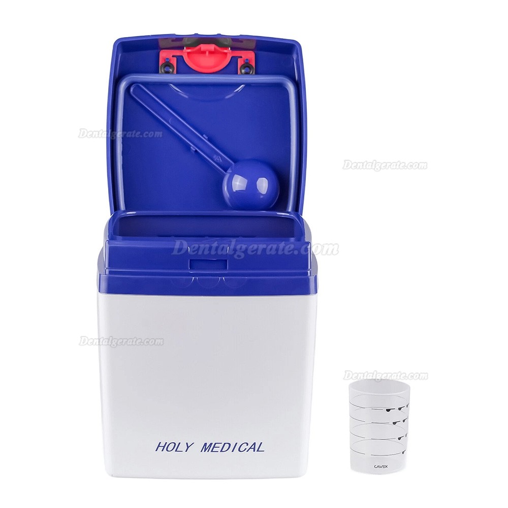 Feuchtigkeitsbest&auml;ndige Box/Aufbewahrungsbox f&uuml;r Abformmaterialien mit Messbecher